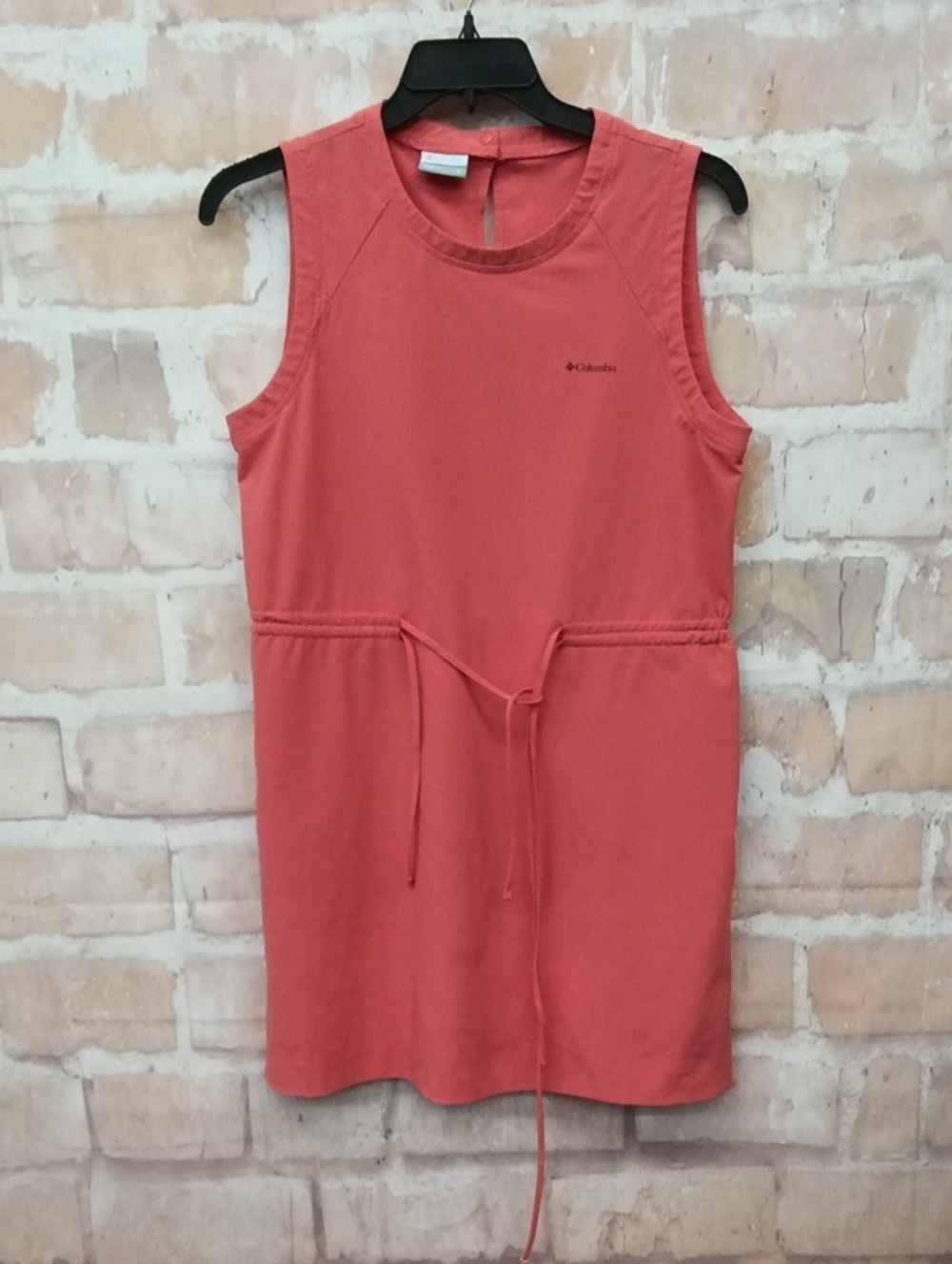 Columbia Coral Sleeveless Drawstring Waist Dress